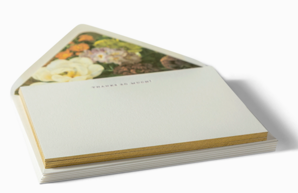 Thanks So Much | Fancy Pants Letterpress Flat Notecards